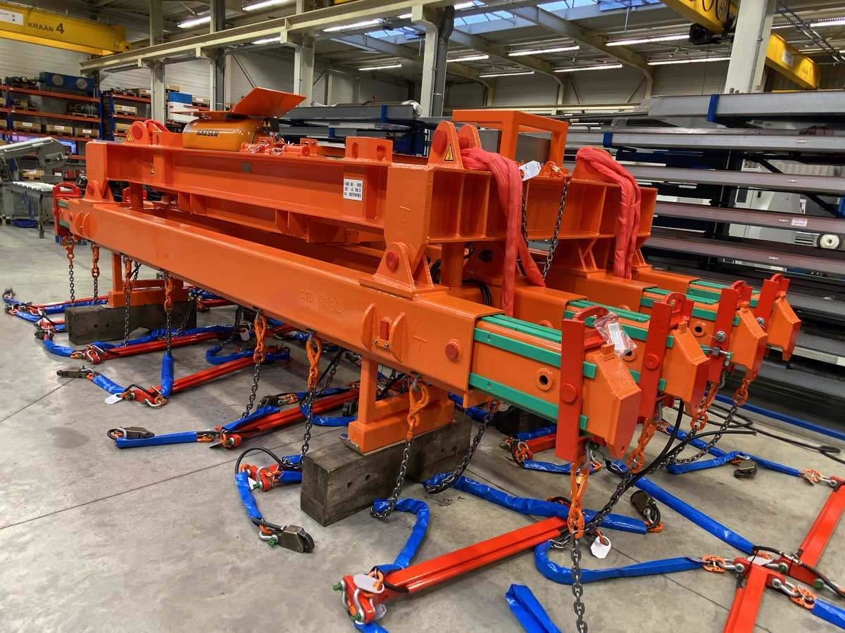 Spreader Spreader ; pneumatisch ; crane ; kraan